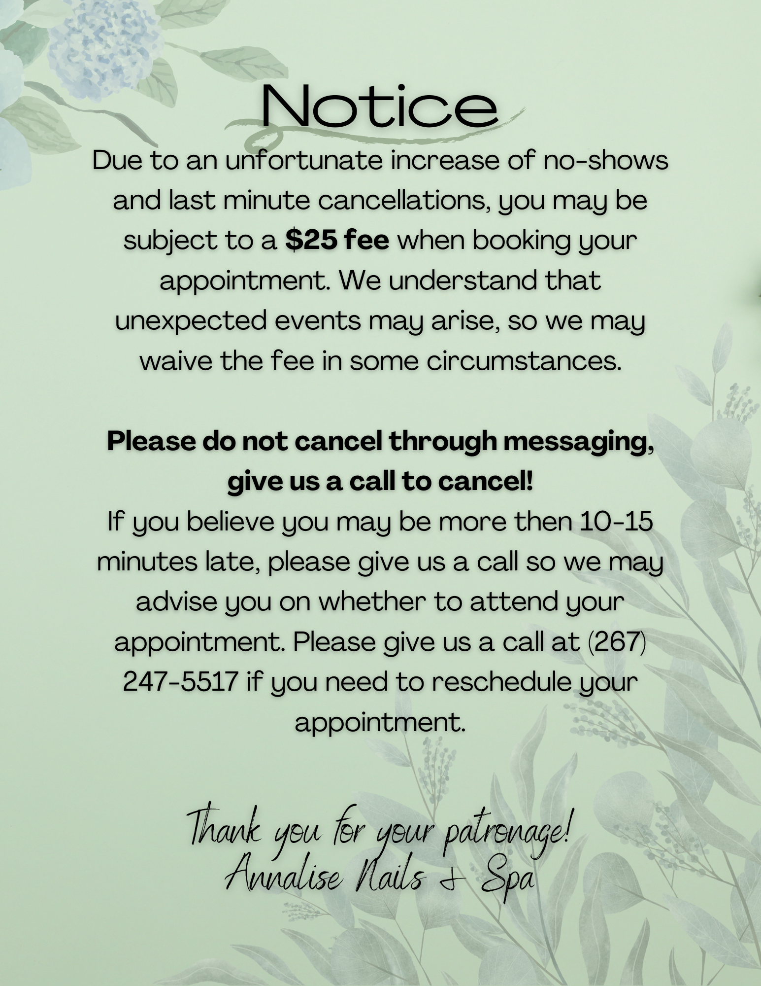 Annalise Nails & Spa in Doylestown, PA