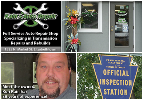 Kain's Auto Repair in Elizabethtown, PA