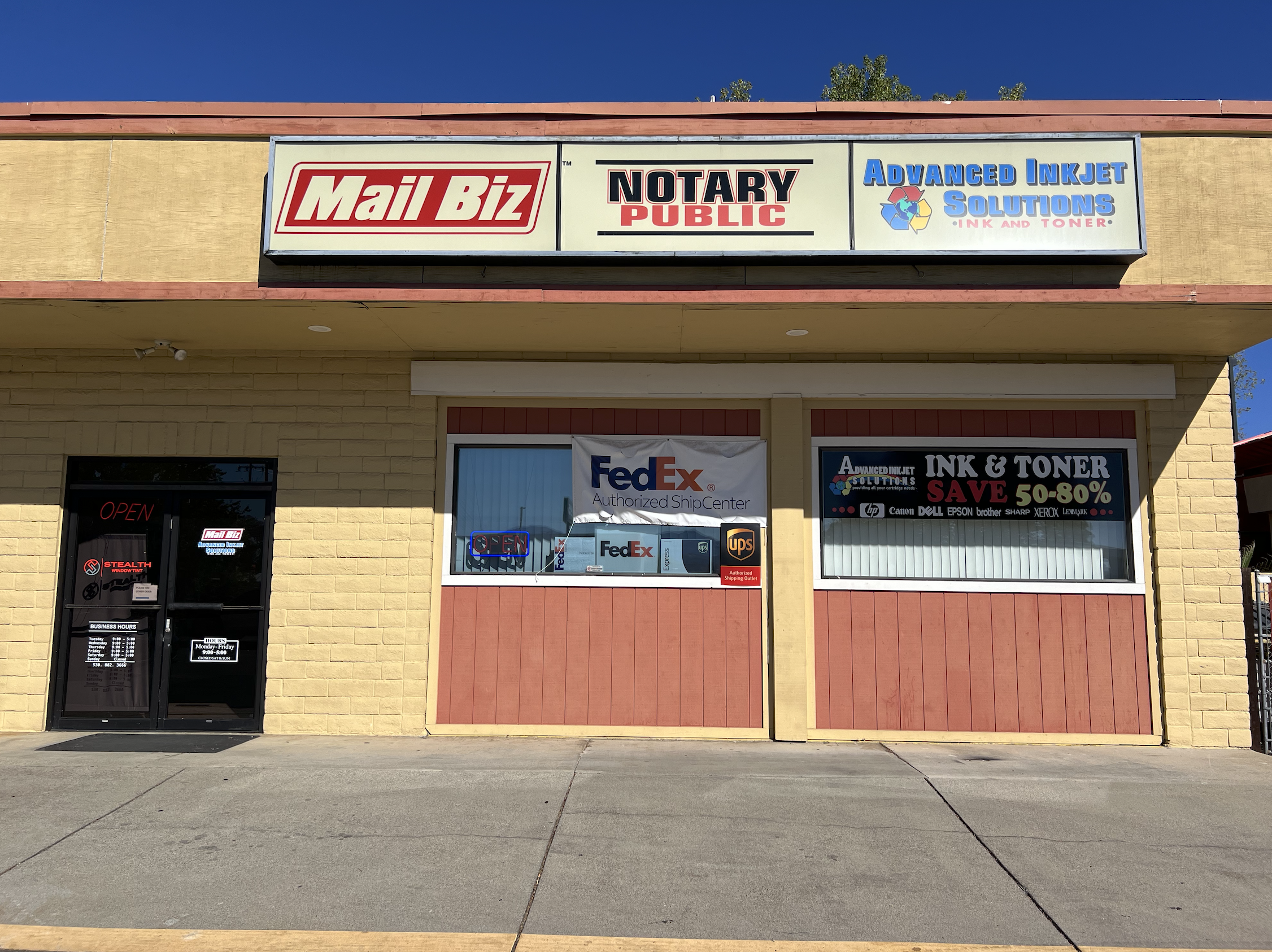 Mail Biz Hilltop in Redding, CA