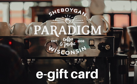 Paradigm Coffee and Music in Sheboygan, WI