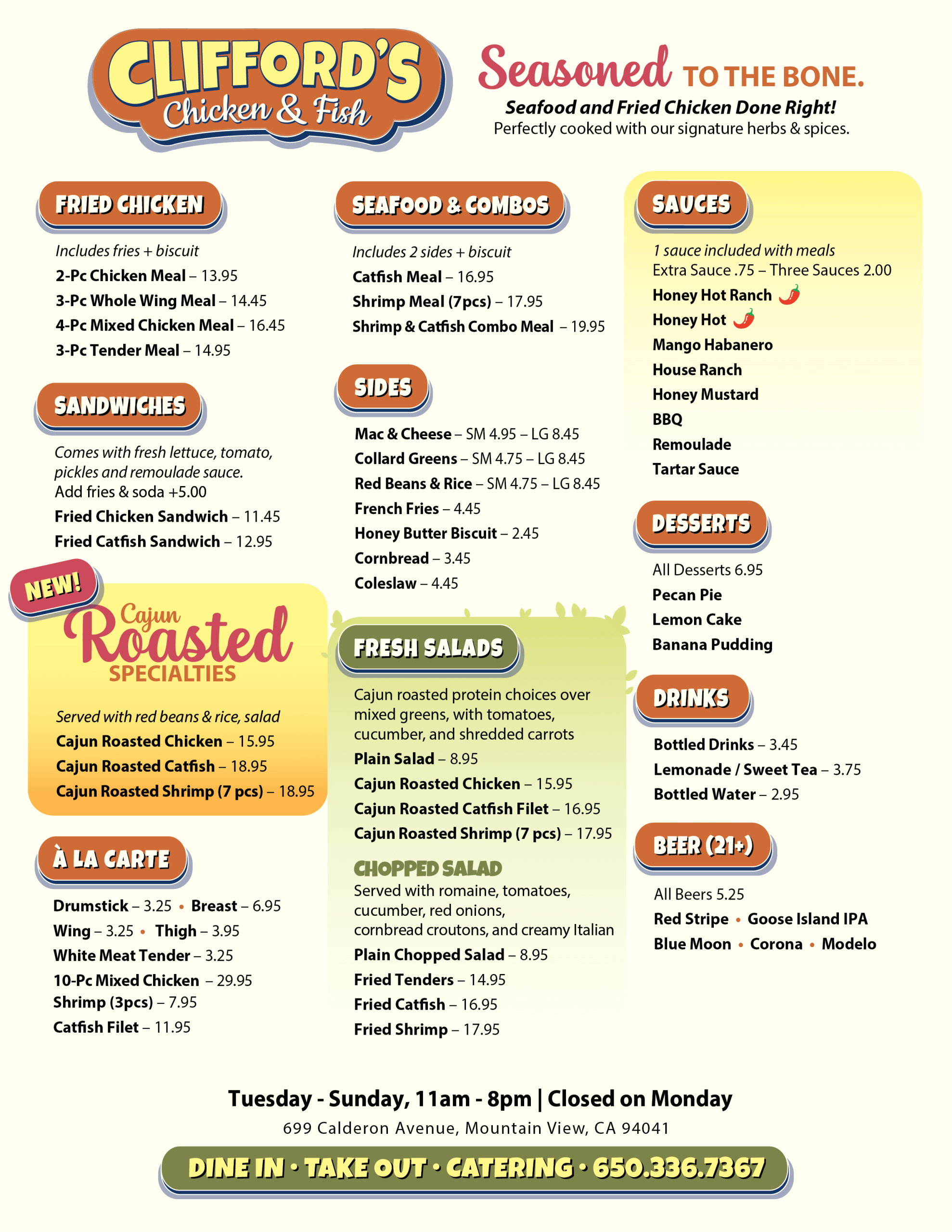 Clifford's Chicken & Fish in Mountain View, CA
