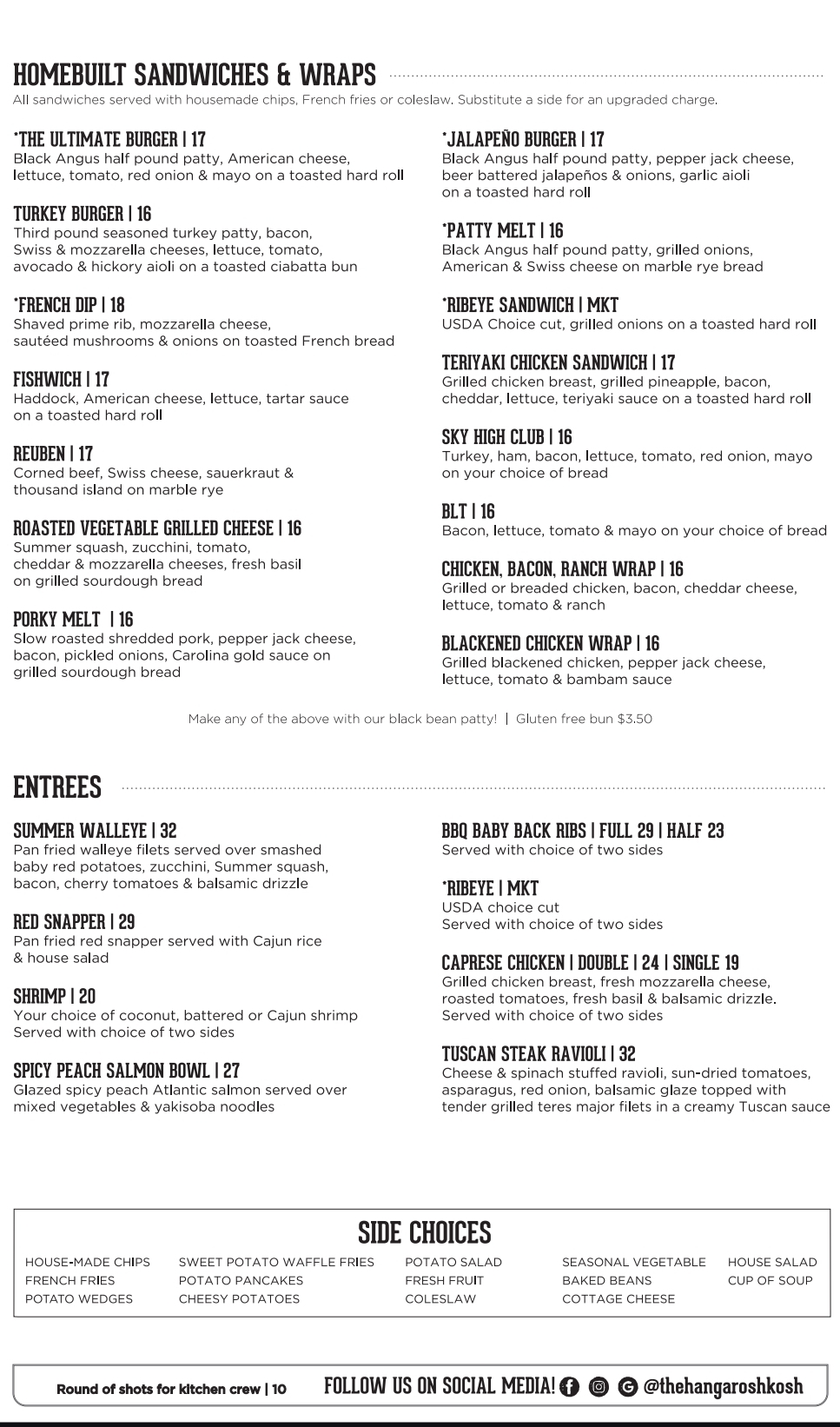 The Hangar Bar and Grill in Oshkosh, WI