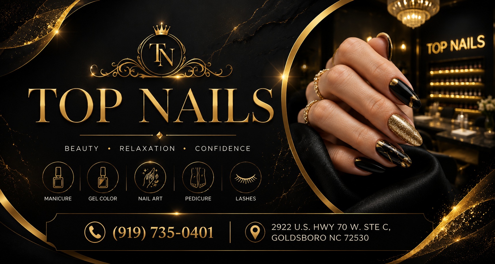 Top Nails salon Goldsboro NC in Goldsboro, NC
