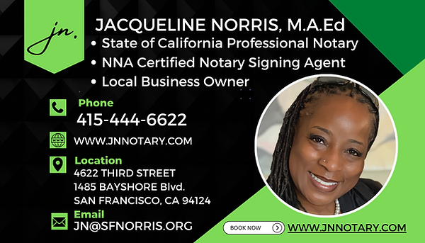 JN Notary & Professional Services in San Francisco, CA