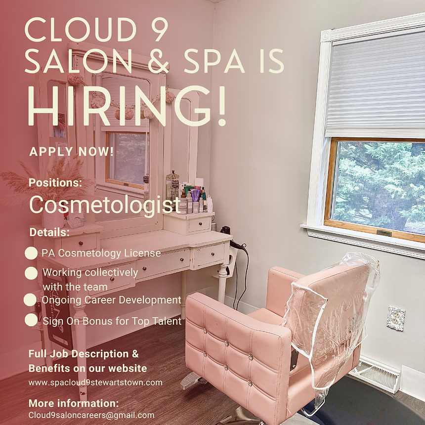 Cloud 9 Salon and Spa in Stewartstown, PA