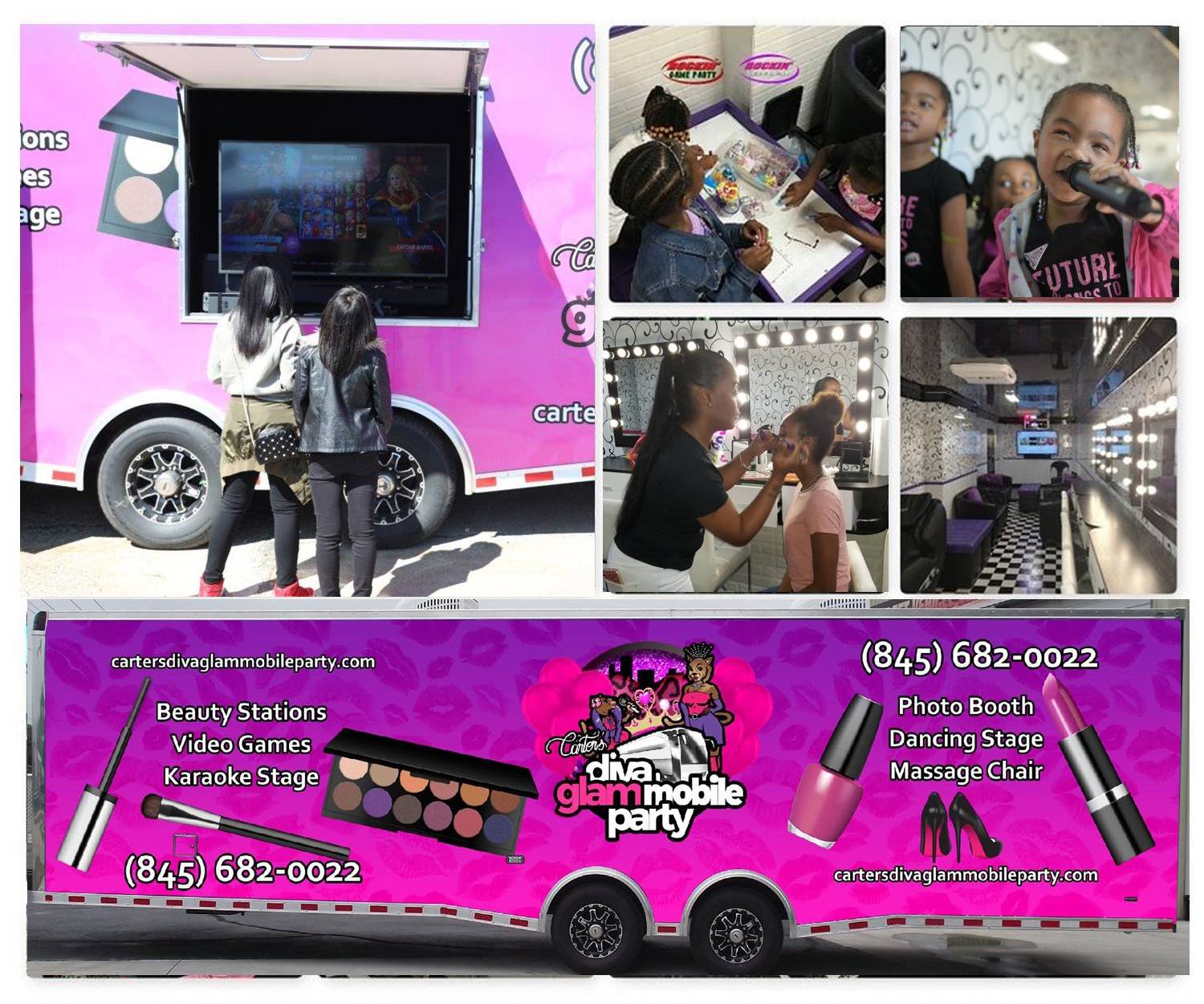 Carter's Diva Glam Mobile Party in Long Beach, NY