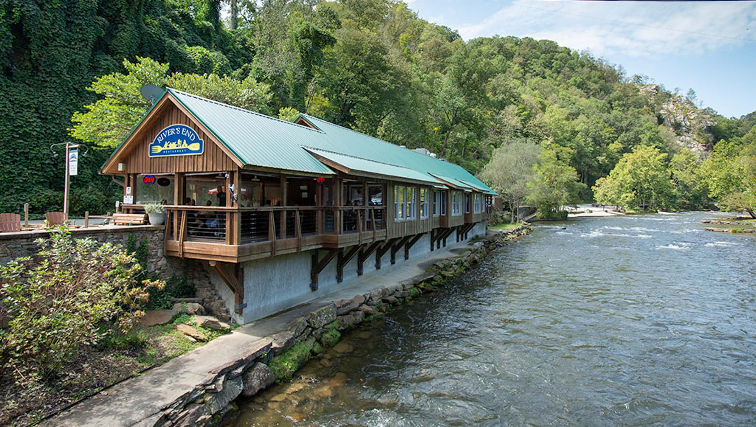 River's End Restaurant in Bryson City, NC