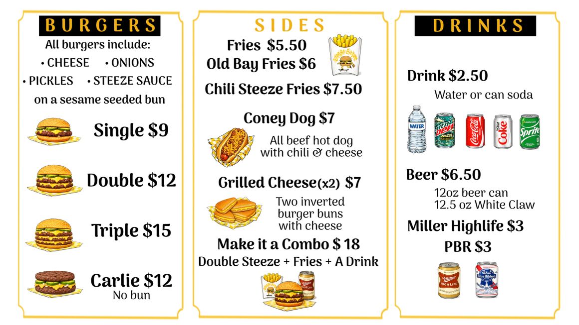 Steeze Burger in Gaithersburg, MD
