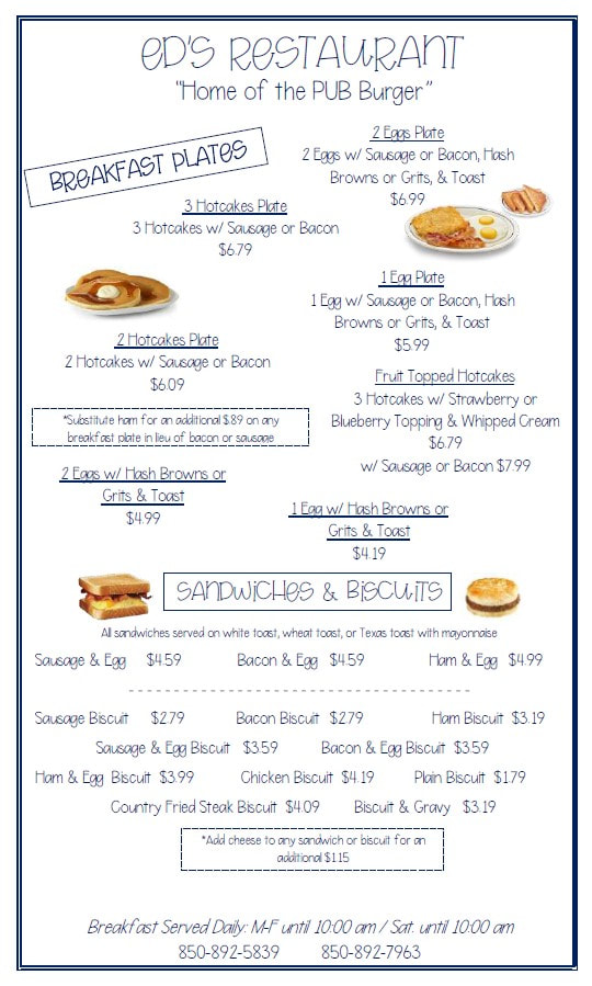 Ed's Restaurant in Defuniak Springs, FL (2)