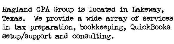 Ragland CPA Group in Lakeway, TX (2)