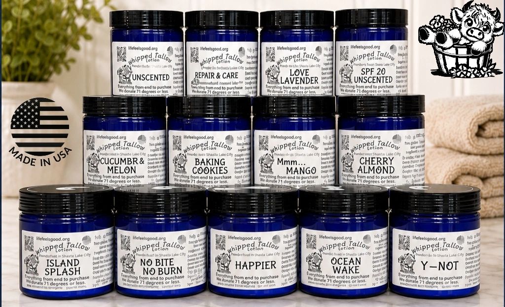 It Feels Good Tallow Lotion in Shasta Lake, CA