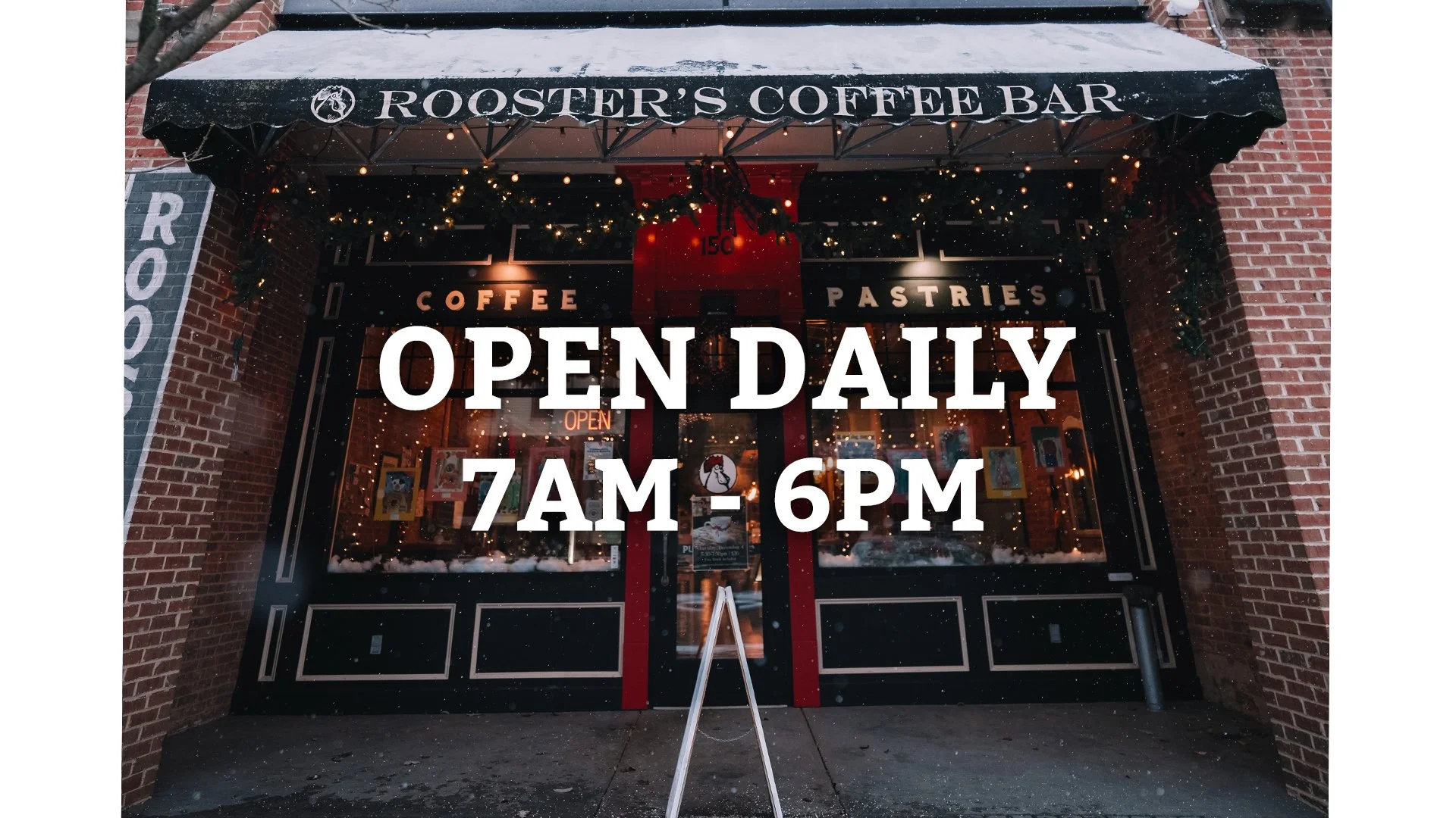 Rooster's Coffee Bar in Slippery Rock, PA
