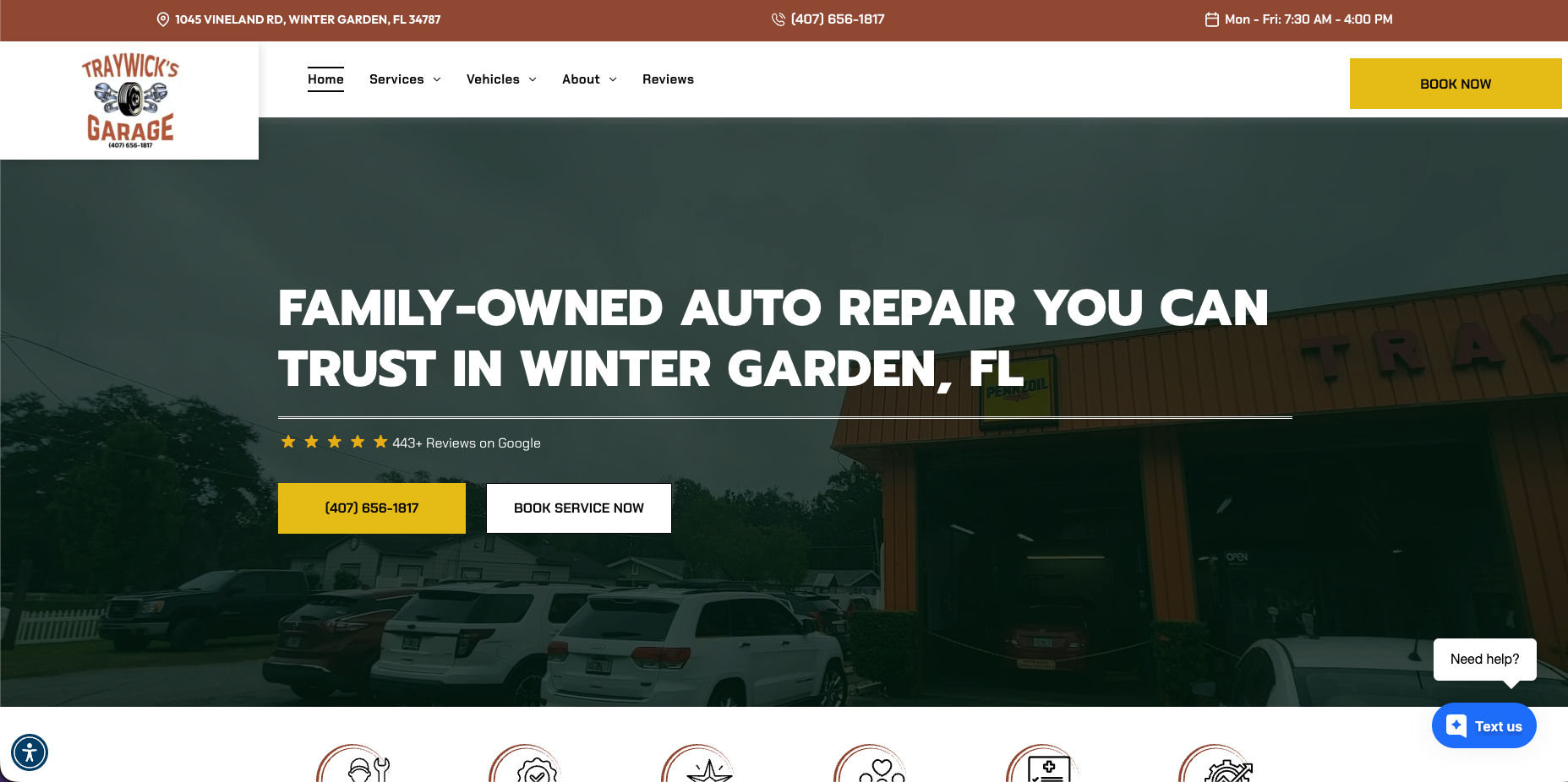 Traywick's Garage in Winter Garden, FL