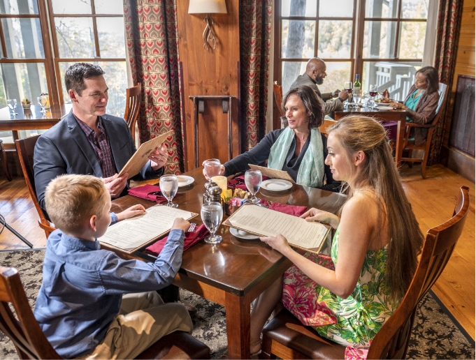 Brasstown Valley Resort Dining in Young Harris, GA