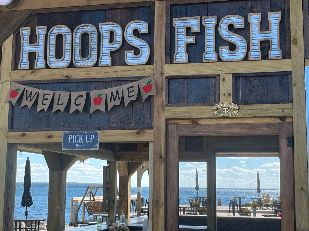 Hoop's Fish & Chips Dockside in Bayfield, WI