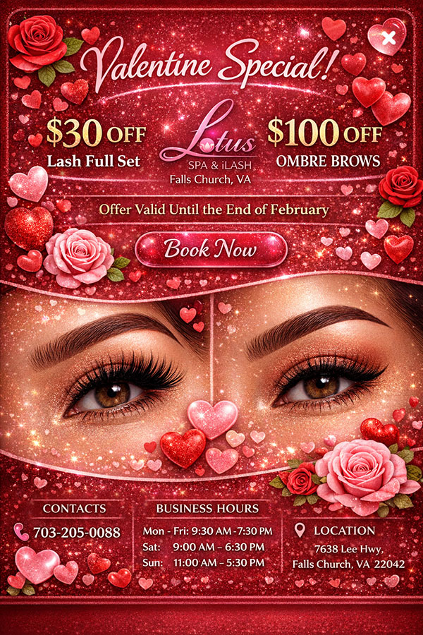 Lotus Spa & iLash Nail Salon Lash PMU Falls Church VA in Falls Church, VA (4)