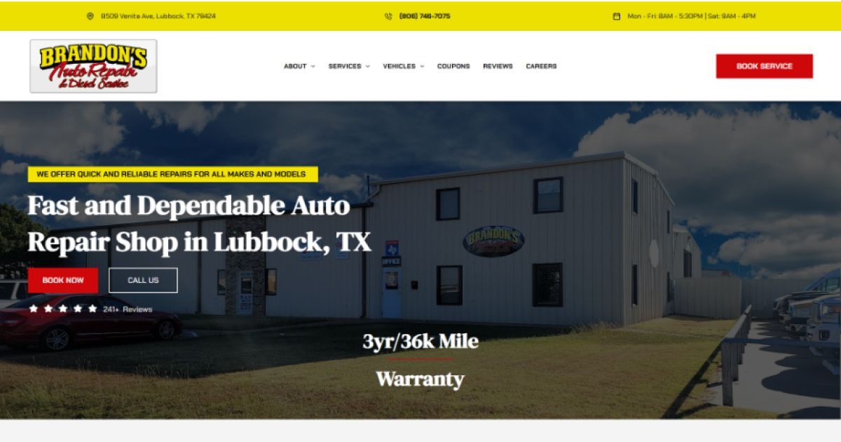Brandon's Auto Repair & Diesel Service in Lubbock, TX (6)