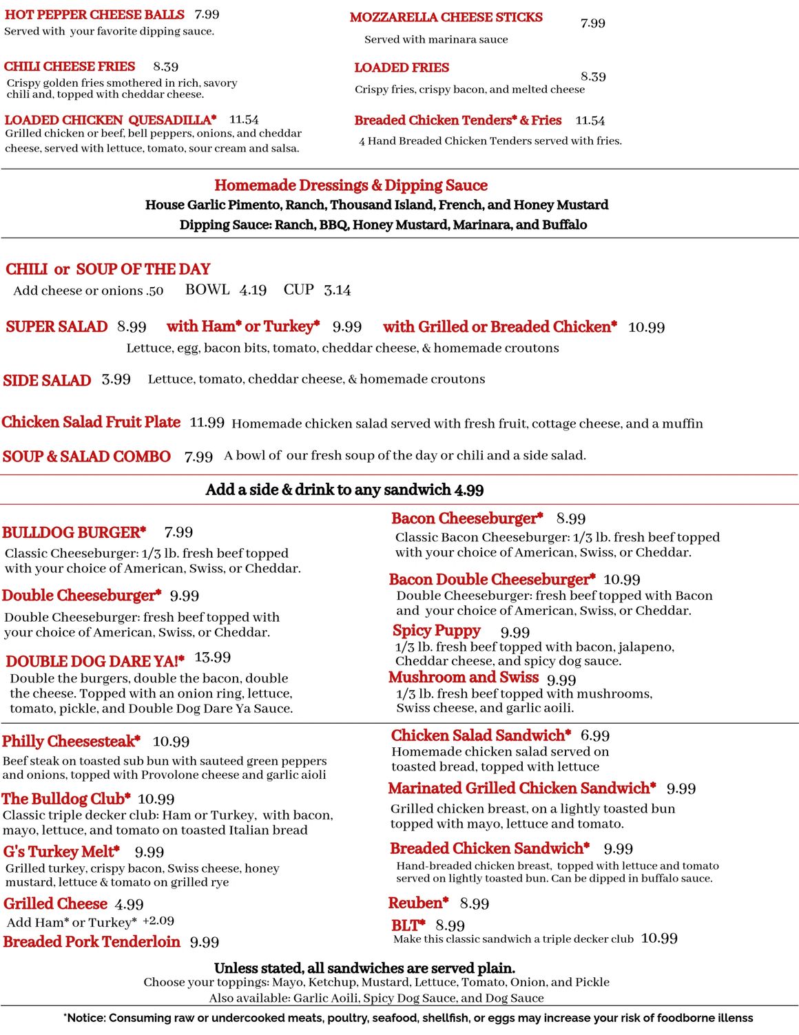 Bulldog Diner in West Milton, OH