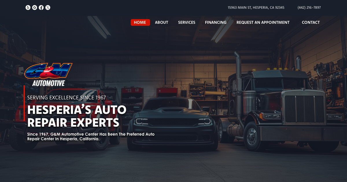 G&M Automotive Center in Hesperia, CA