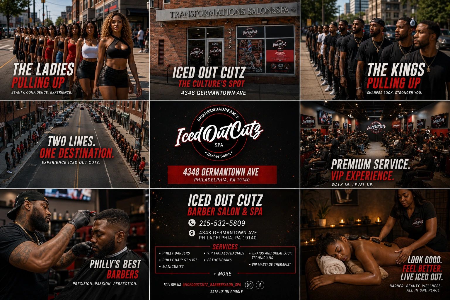 Briaheemdadream's Icedoutcutz BarberSalon Spa (barbershop & hair salon) in Philadelphia, PA