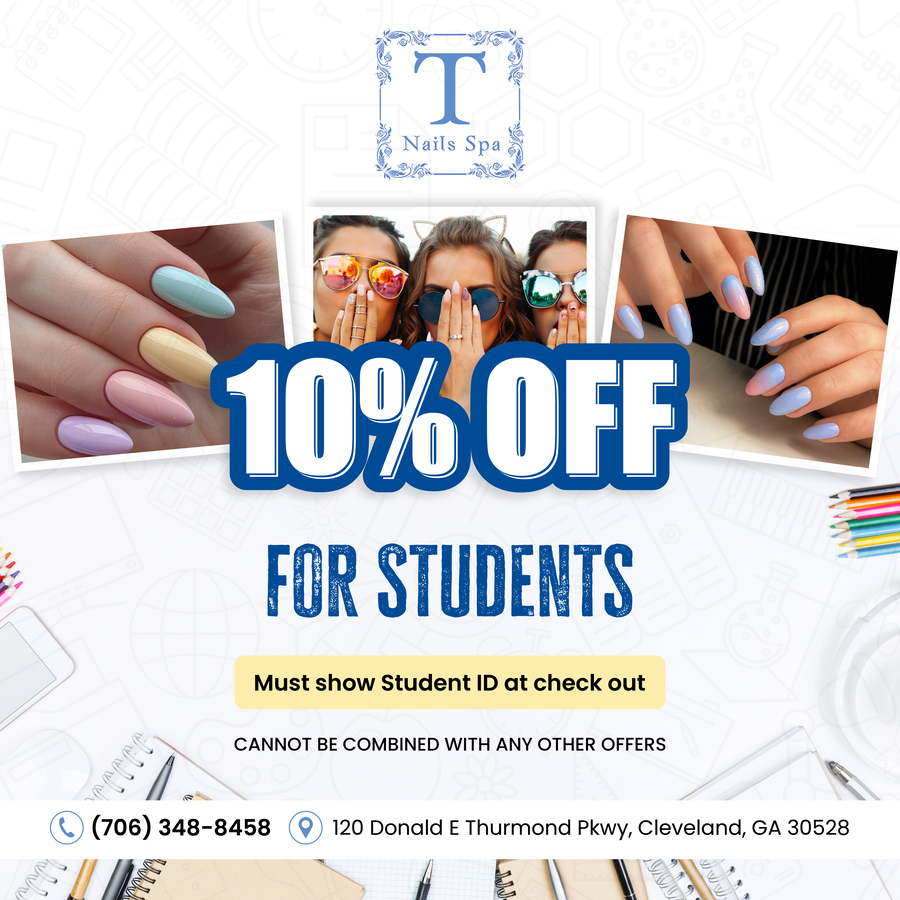 T Nails Spa (10% OFF New Customers) in Cleveland, GA