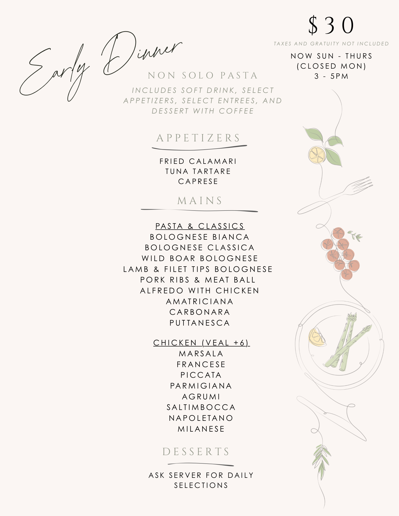 Non Solo Pasta in Morrisville, PA