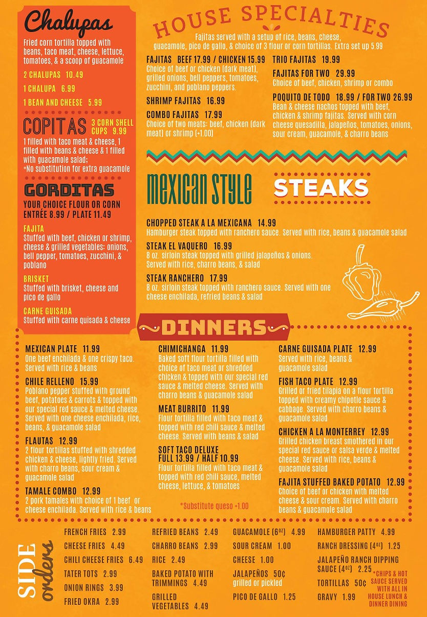Nacho's Cafe in Mason, TX