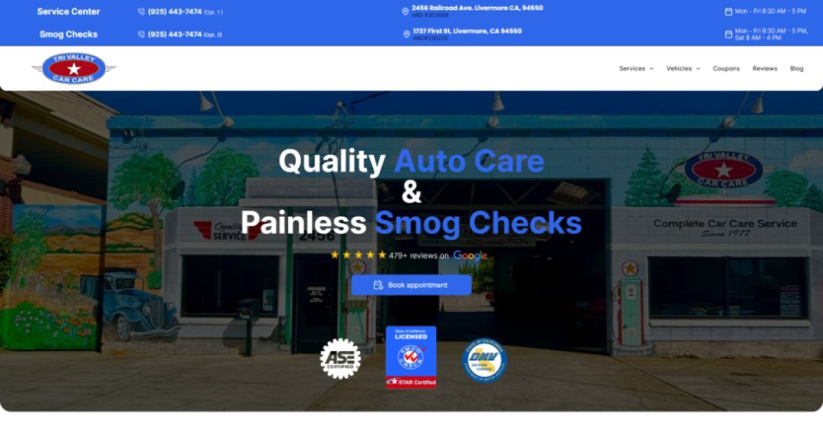 Tri Valley Car Care Service Center in Livermore, CA (6)