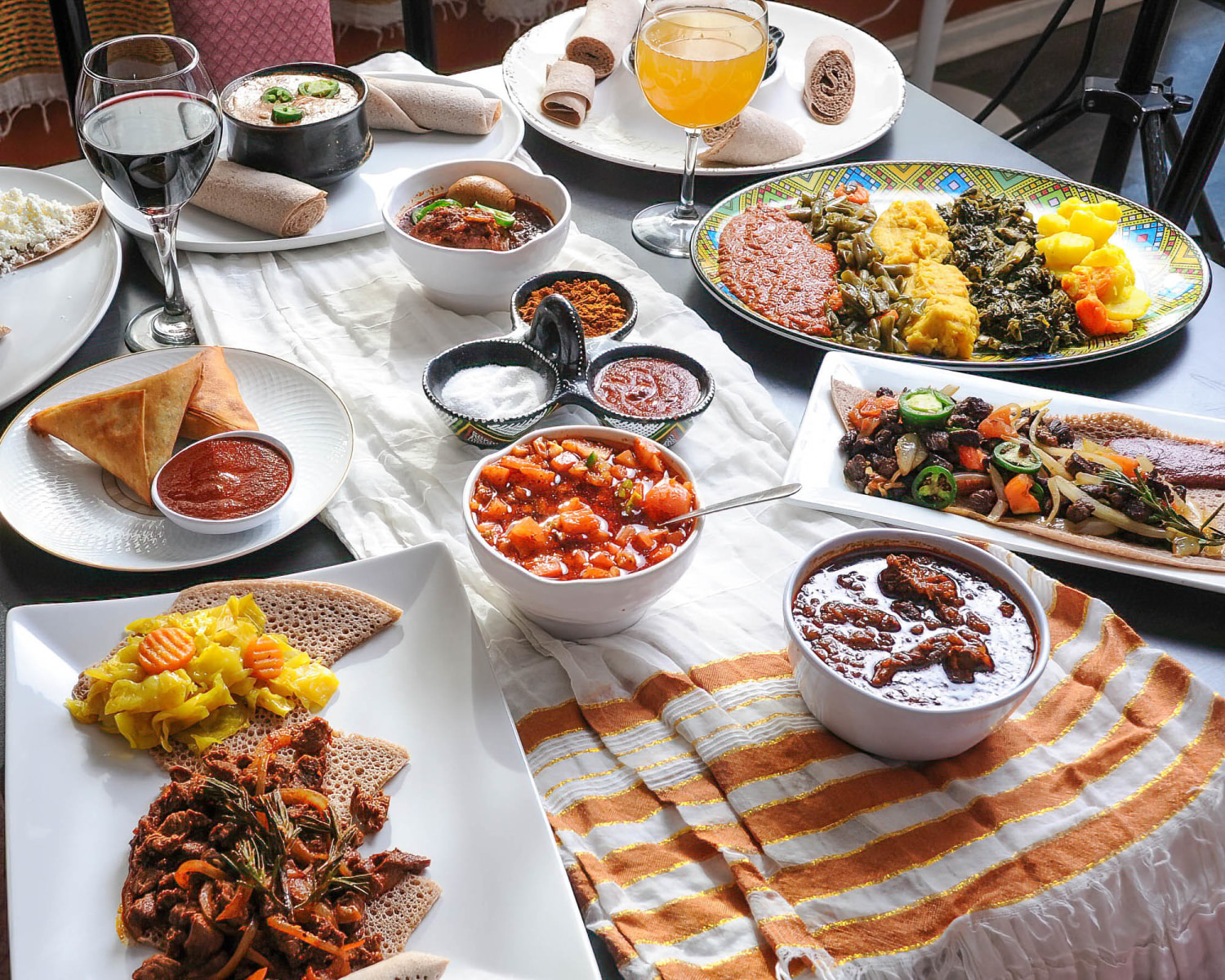 Abugida Ethiopian Cafe & Restaurant in Charlotte, NC