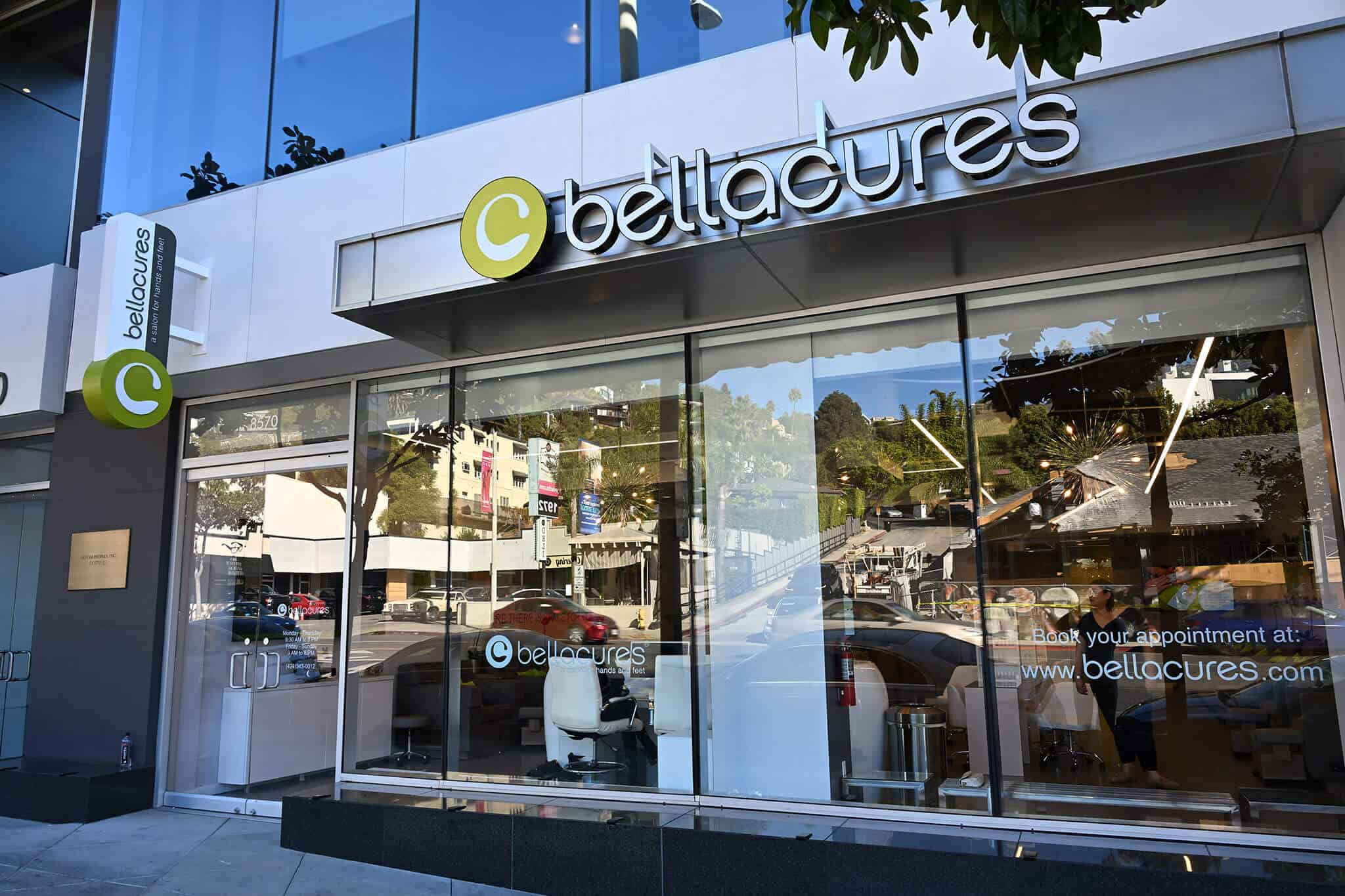 Bellacures Nail Salon, Sunset in West Hollywood, CA