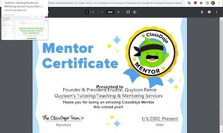 Quyloon's Tutoring/Teaching & Mentoring Services | Your/Tu $/hr. Seven Continental School ¡Habla Español! WhatsApp us today. in Roselle, NJ (6)