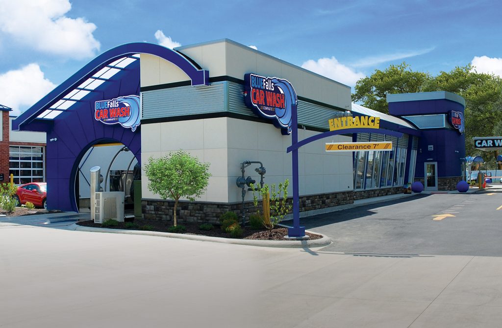 Blue Falls Car Wash in Amherst, OH