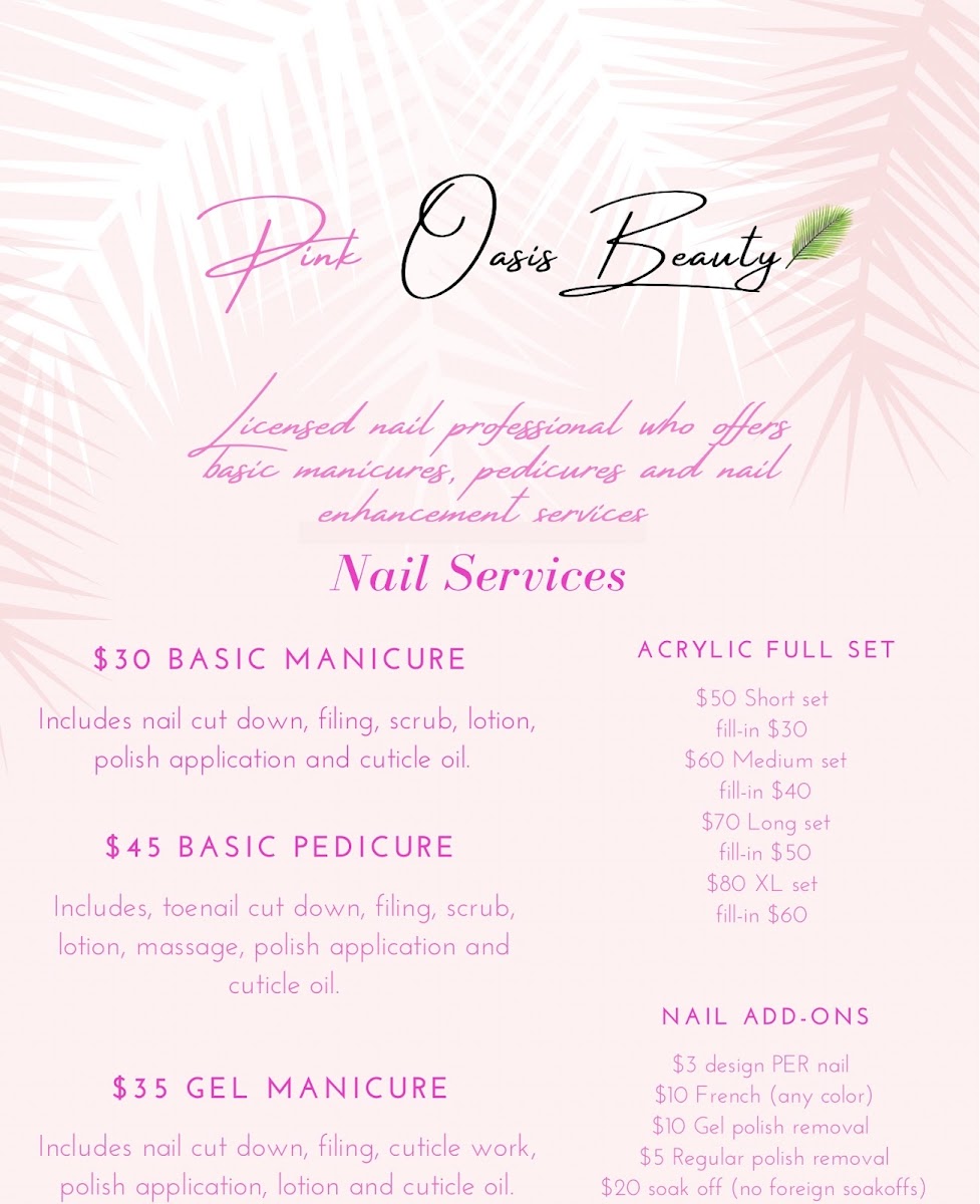 Pink Oasis Beauty LLC in Gastonia, NC (4)