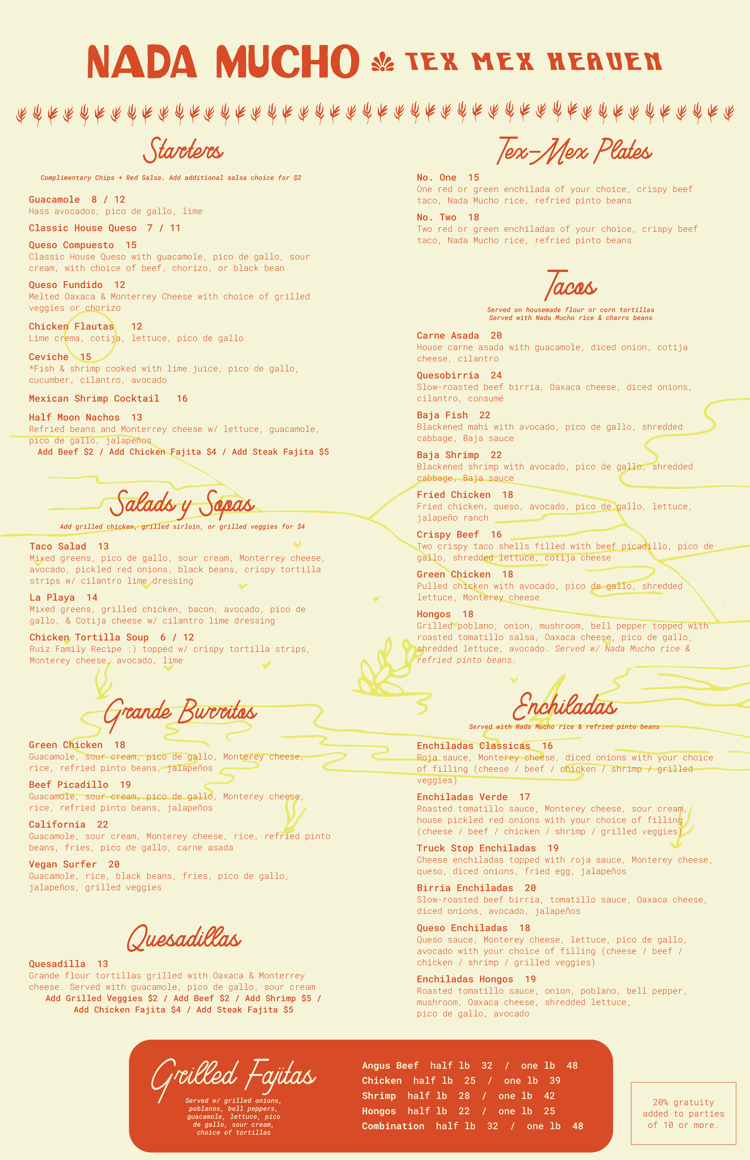 Nada Mucho Tex-Mex Heaven in Wimberley, TX
