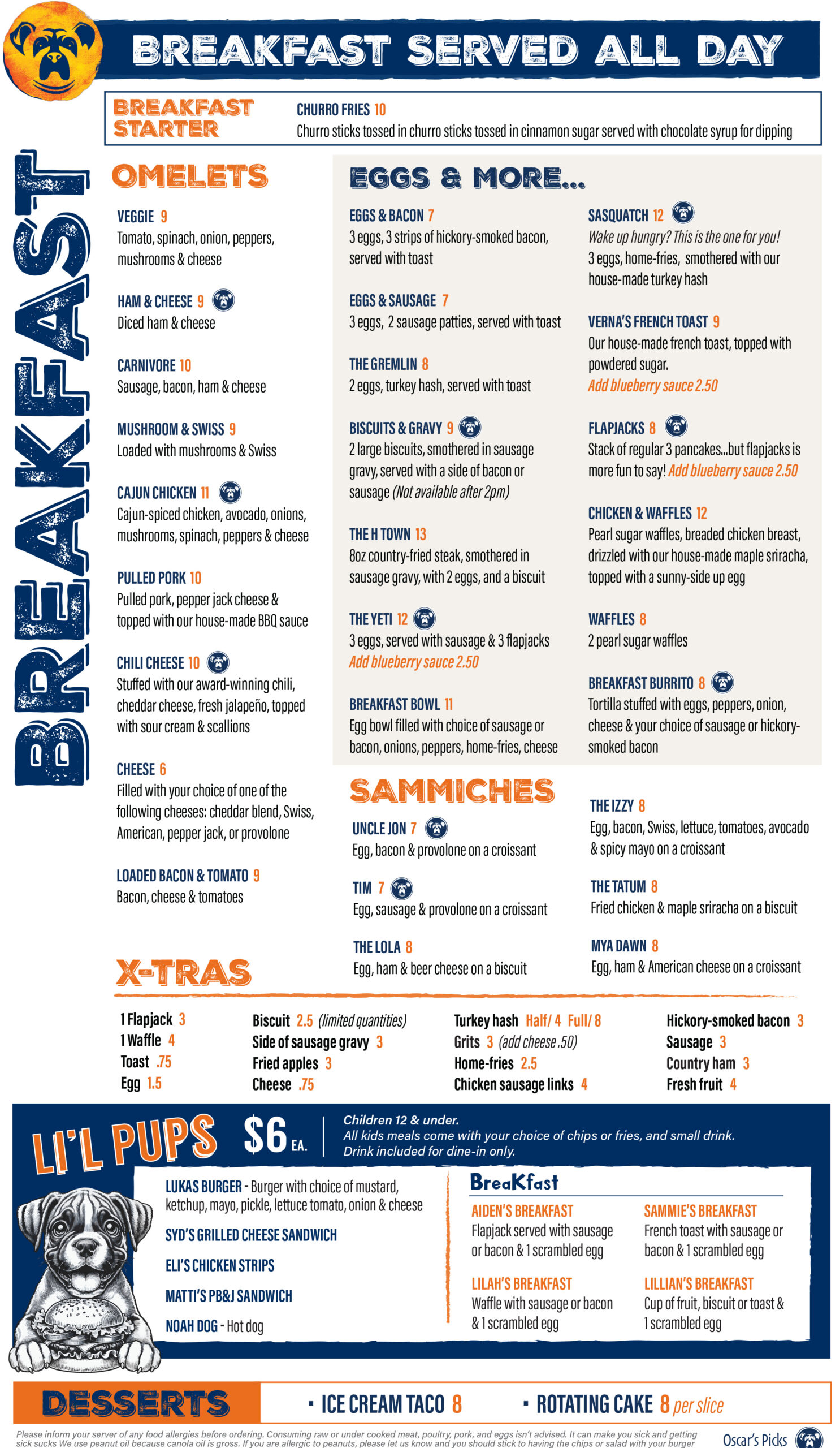 Oscar's Breakfast, Burgers & Brews in Barboursville, WV (5)