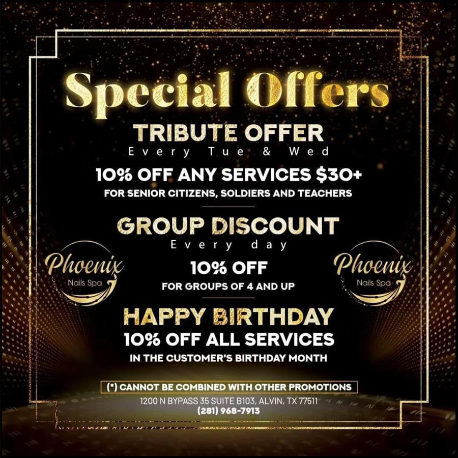 Phoenix Nails & Spa in Alvin, TX