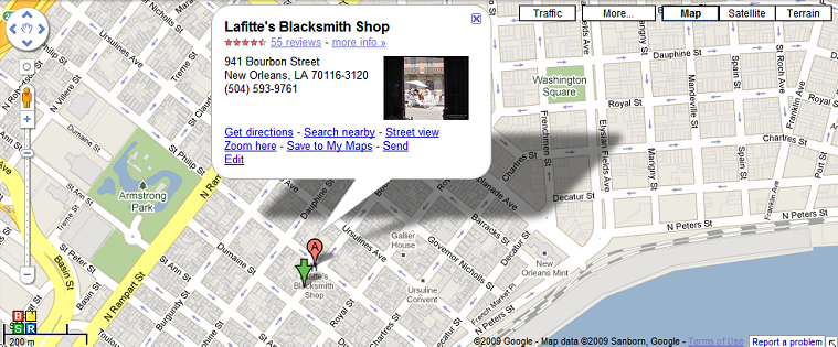 Lafitte's Blacksmith Shop Bar in New Orleans, LA