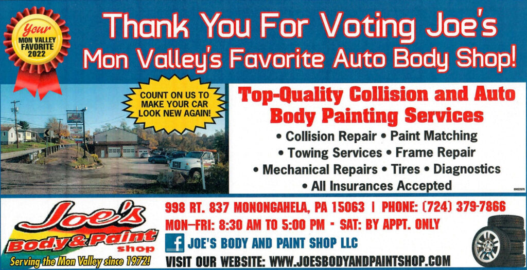 Joe's Body & Paint Shop LLC in Monongahela, PA (2)
