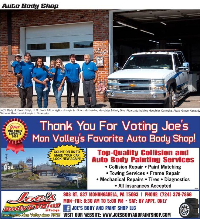 Joe's Body & Paint Shop LLC in Monongahela, PA (5)