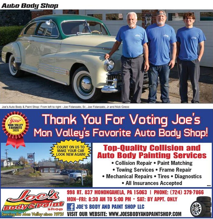 Joe's Body & Paint Shop LLC in Monongahela, PA (6)