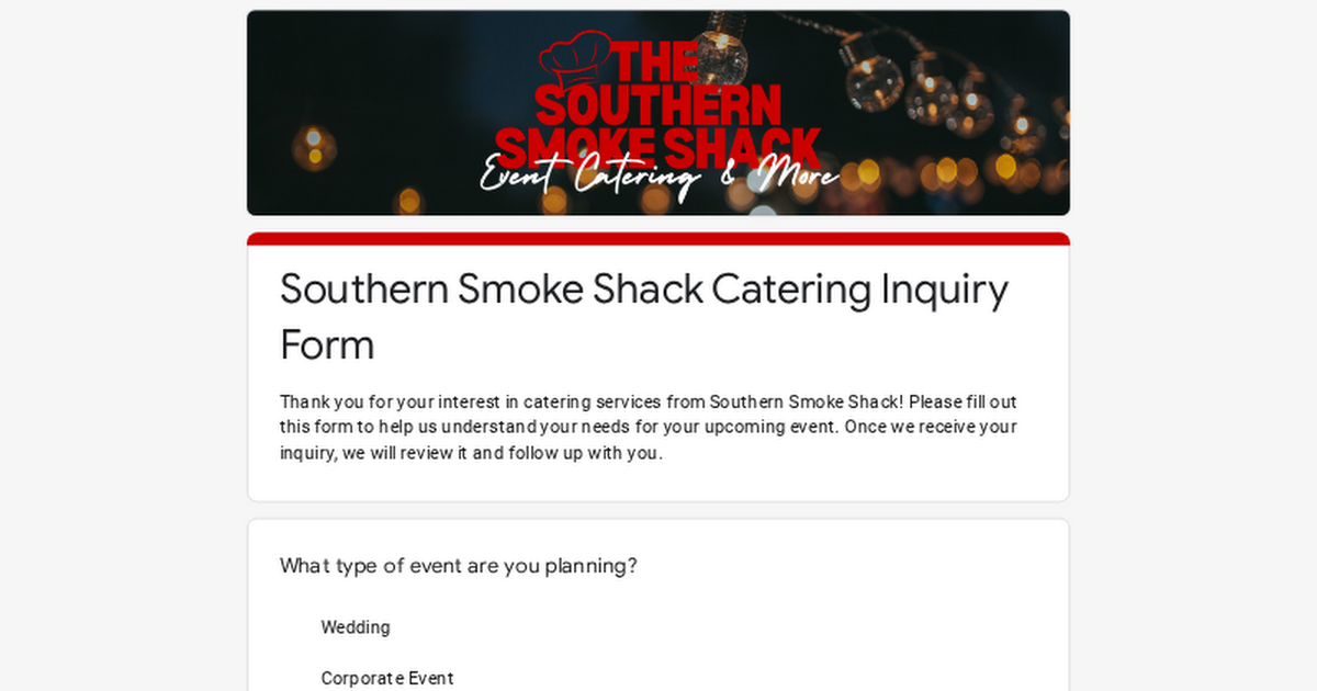 The Southern Smoke Shack in Lewisham, NC