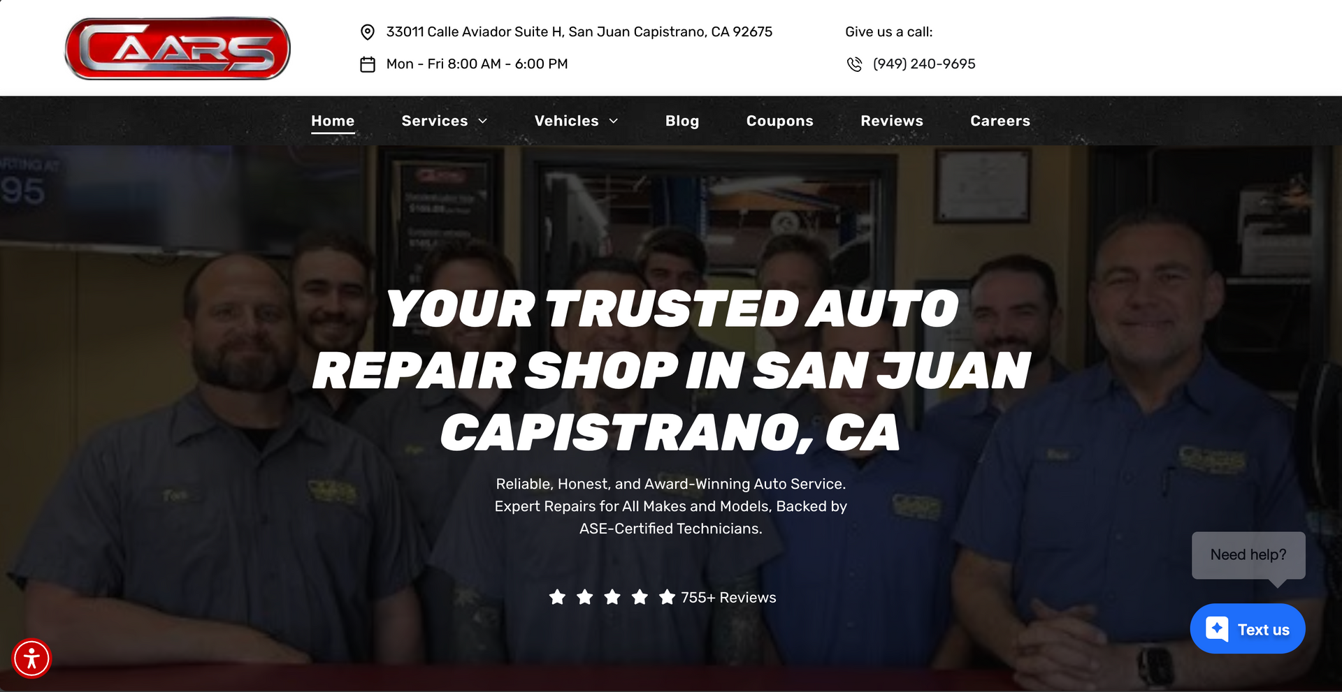 CAARS Automotive in San Juan Capistrano, CA