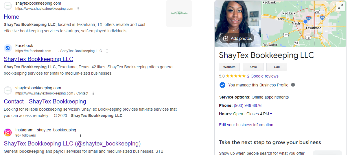 ShayTex Bookkeeping LLC in Nash, TX (4)
