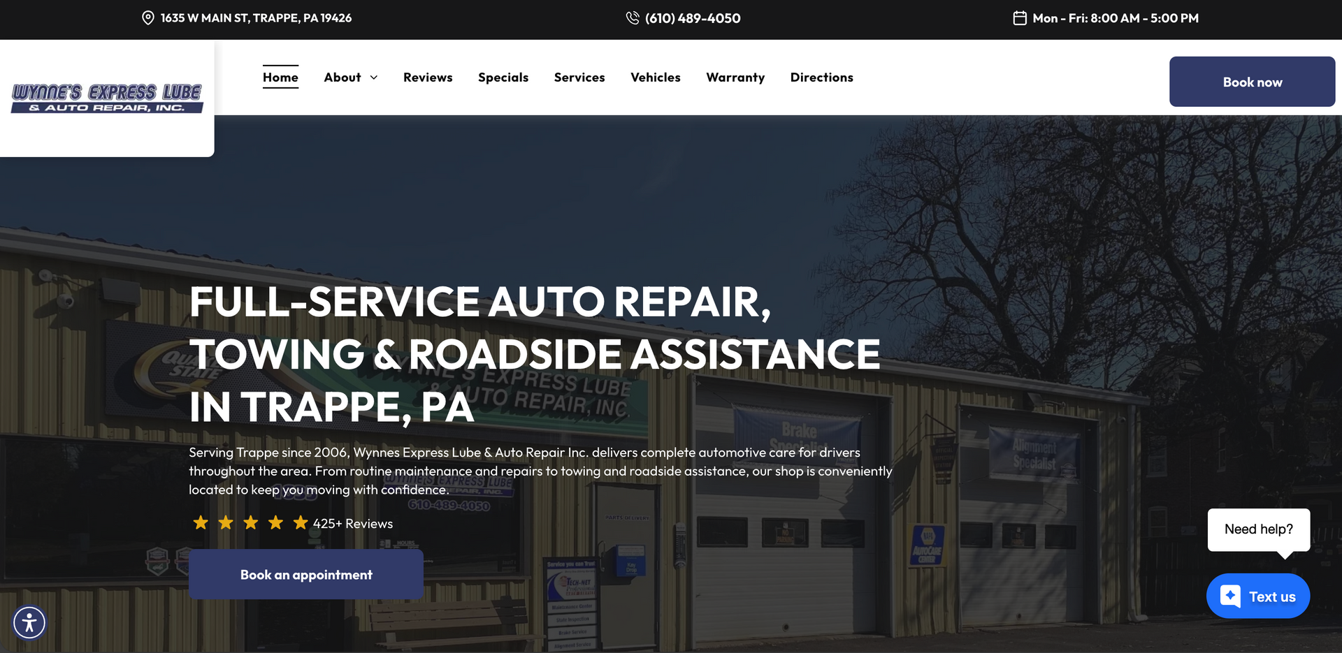 Wynnes Express Lube & Auto Repair Inc in Trappe, PA