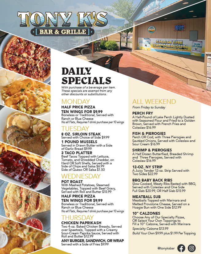 Tony K's Bar & Grille in Berea, OH
