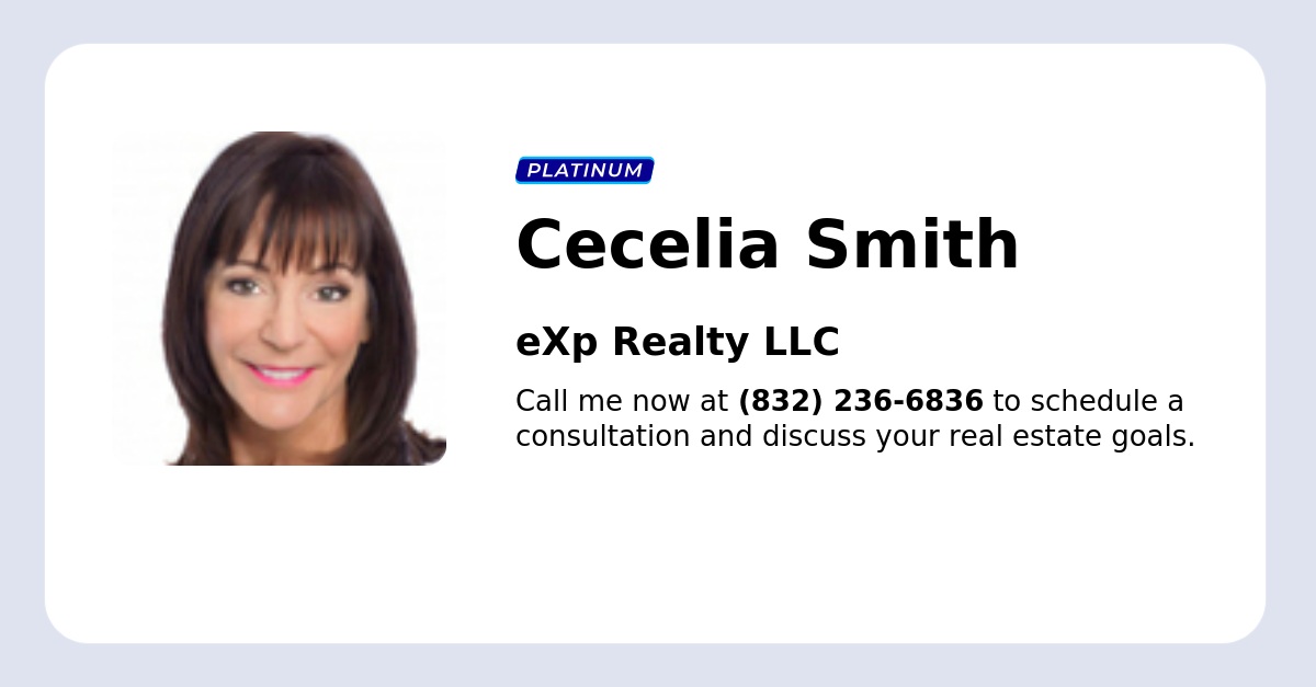CeCelia Smith, Realtor - The Woodlands Real Estate in Galena Park, TX