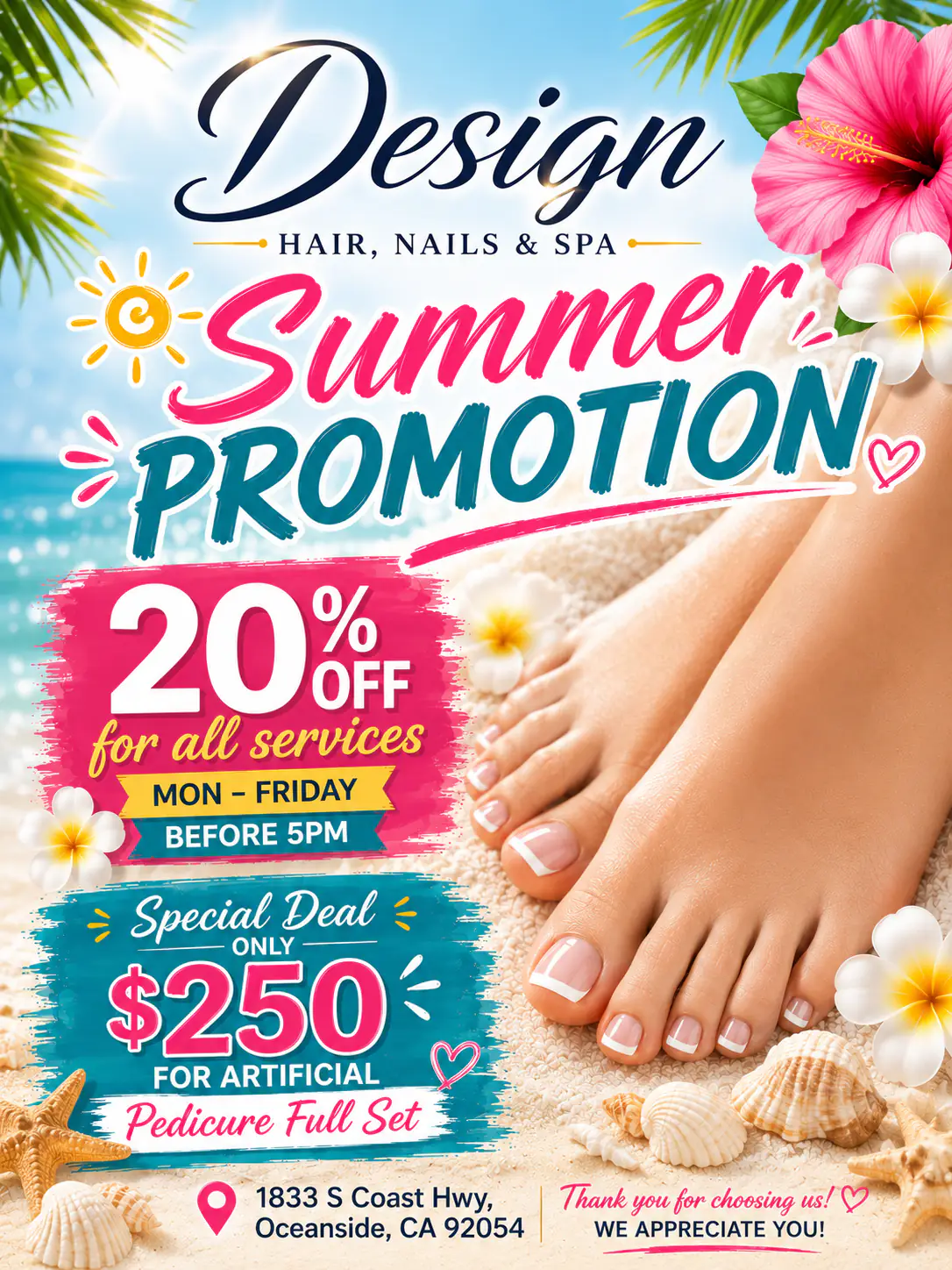 Design Hair, Nails & Spa in Oceanside, CA
