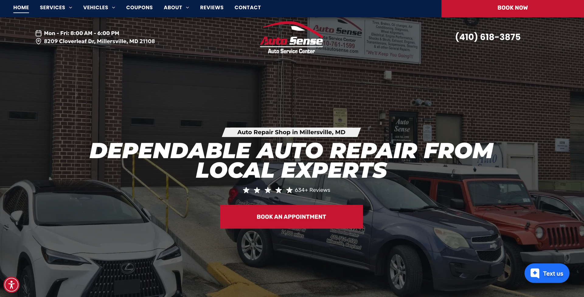 Auto Sense Auto Service Center in Millersville, MD