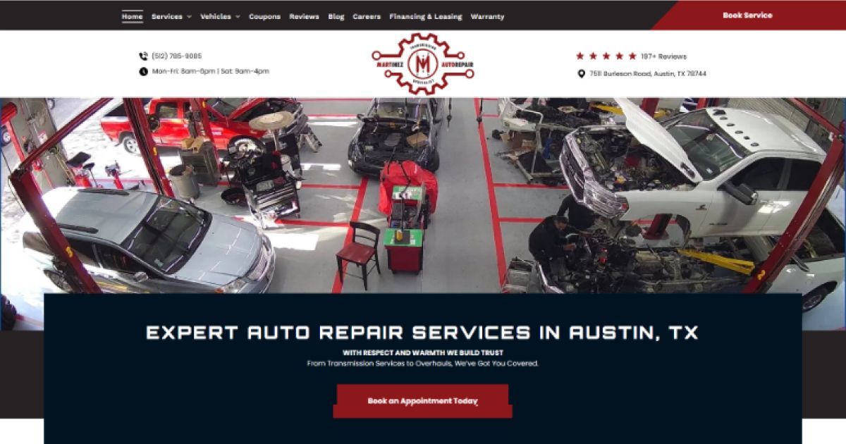 MARTINEZ AUTO REPAIR TRANSMISSION SPECIALIST in Austin, TX (5)