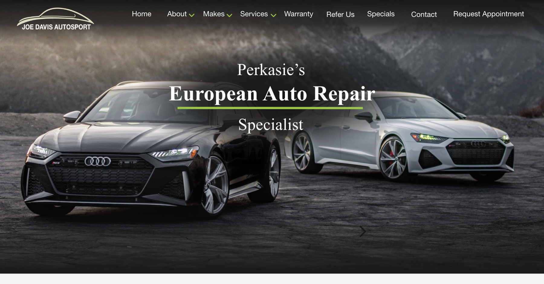 Joe Davis Autosport in Perkasie, PA